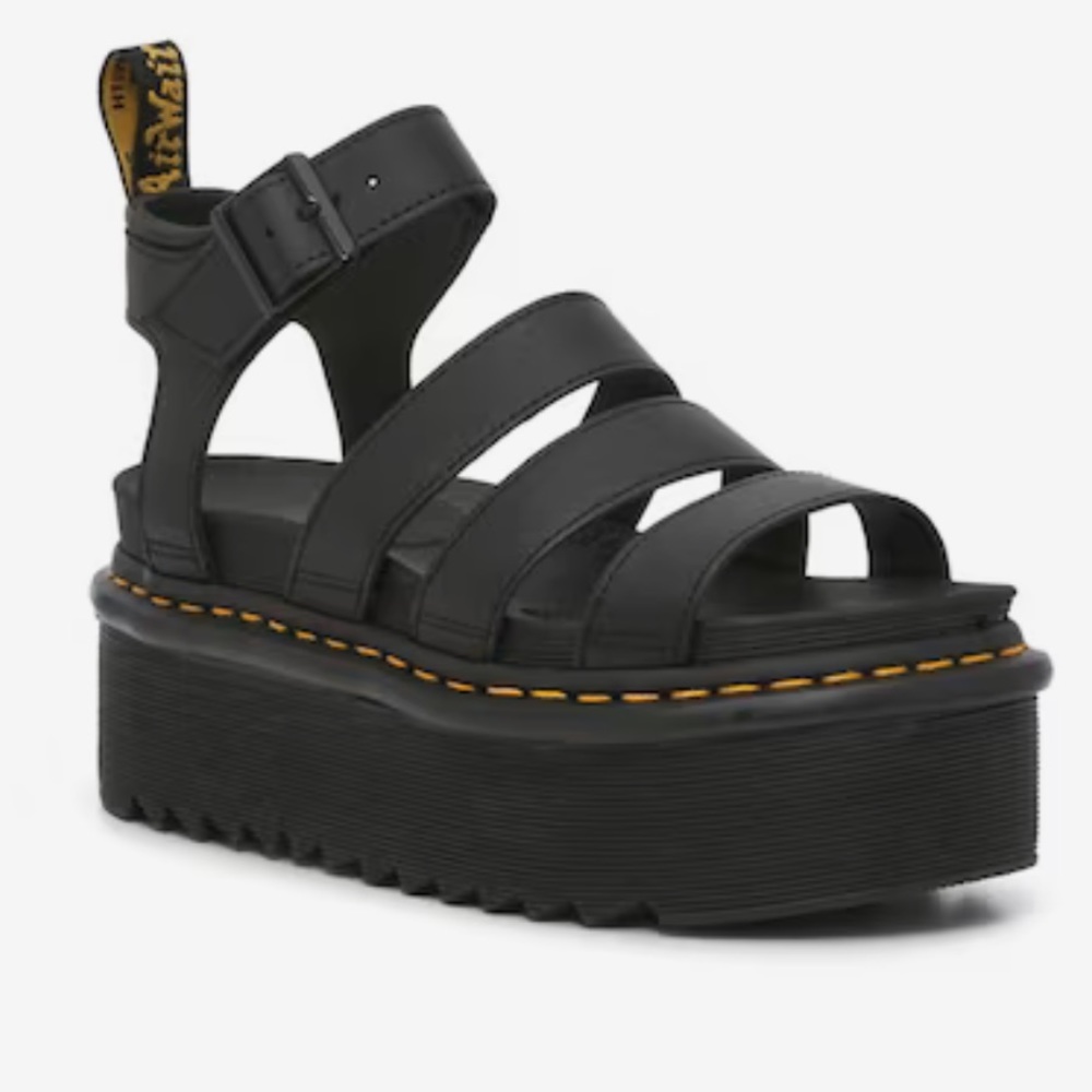 Gently worn Dr. Martens Blair’s Quad Platform Sandal